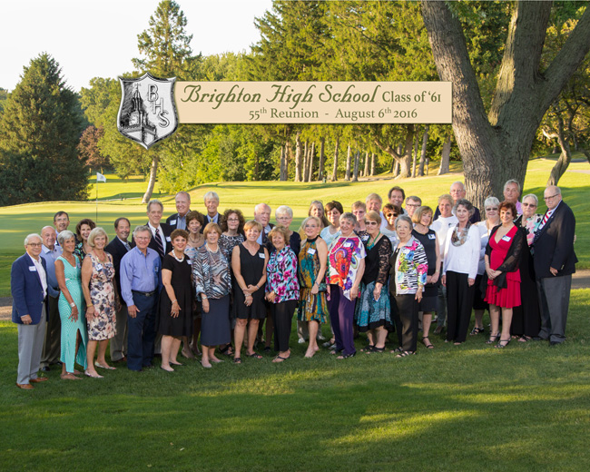 Brighton High Class of 61 Portrait